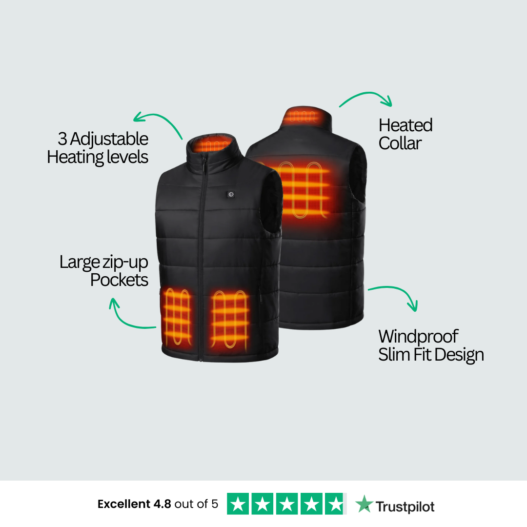 men's heated gilet